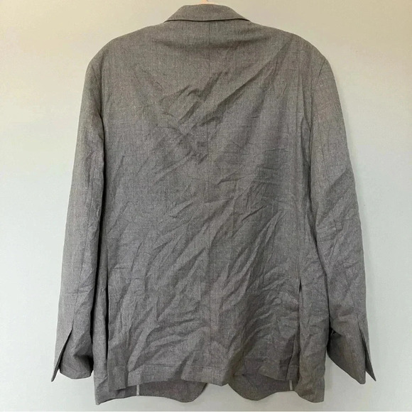 Peter Millar Collection light gray wool cashmere  blend unstructured sports coat - Picture 5 of 8